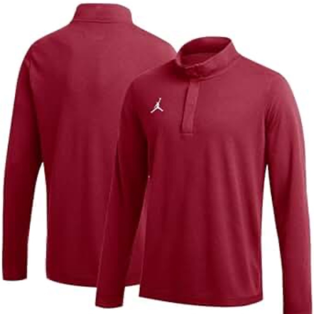 Jordan Men's Maroon Long Sleeve Pullover
